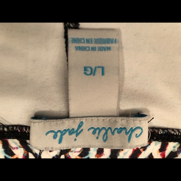 Charlie jade multicolored leggings, size Large - Picture 4 of 4